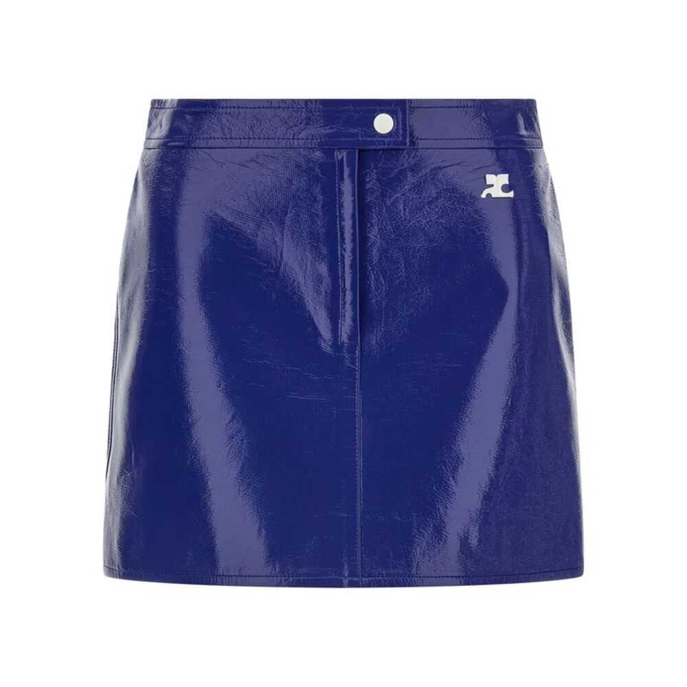Courreges Women 'Reedition Vinyl' Skirt